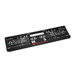 Porte plaque Audi Sport