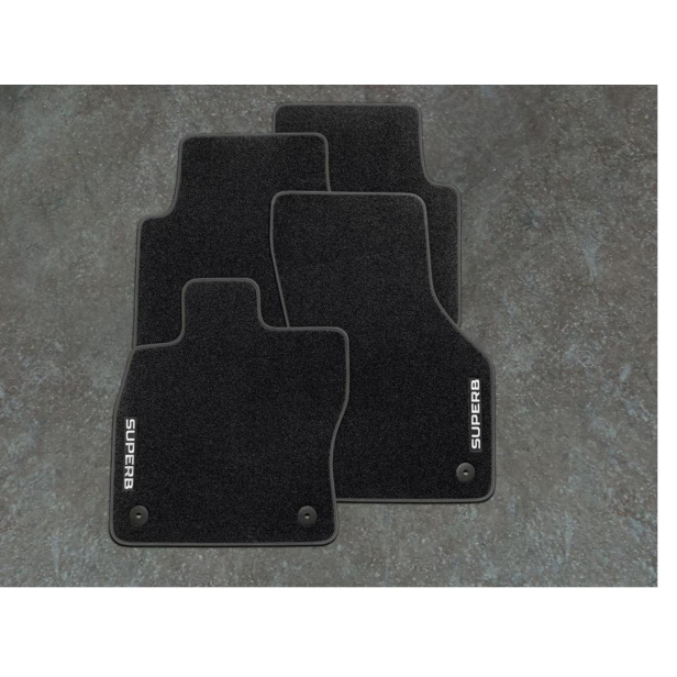 Tapis de protection en tissu pour SKODA
