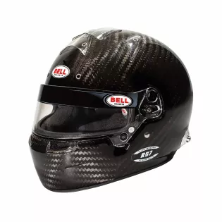 Casque intégral Bell RS7-Pro Hans Carbon homologué FIA  Casque intégral Bell RS7-Pro Hans Carbon homologué FIA