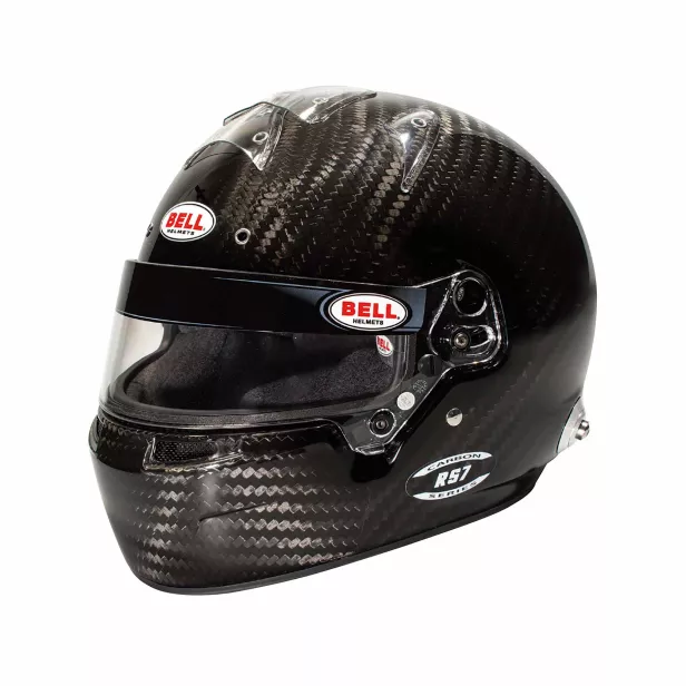 Casque intégral Bell RS7-Pro Hans Carbon homologué FIA 