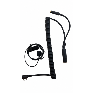 Câble Kenwood RaceLink Jack + PTT (Push To Talk)