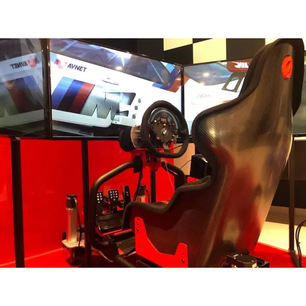 Stage de pilote débutant d’une heure sur simulateur de course automobile