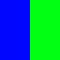Bleu / vert fluo