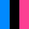 Bleu / Noir / Fuchsia