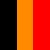 Noir orange rouge