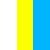Blanc / Jaune / Bleu