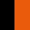Noir / Orange Fluo 